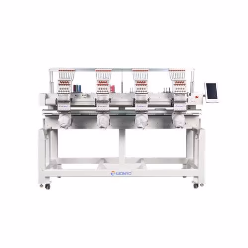 Heiße Verkäufe 4 Köpfe Bekleidungsstickmaschine mit 9 Nadeln