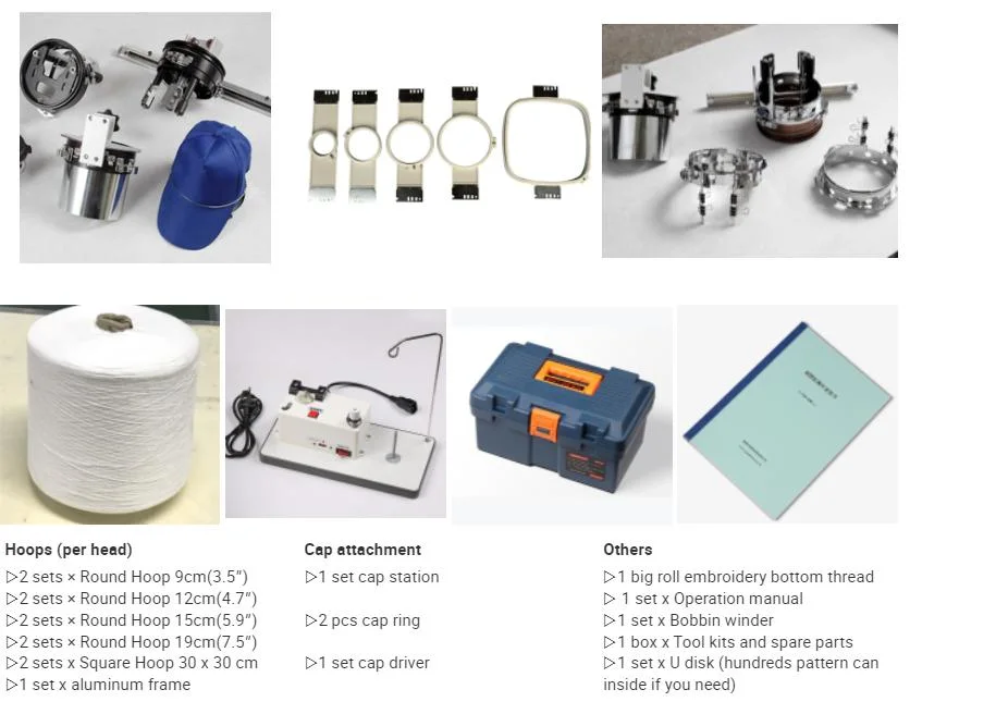 Hot Sale Single Head Computerized Embroidery Machine for Industrial