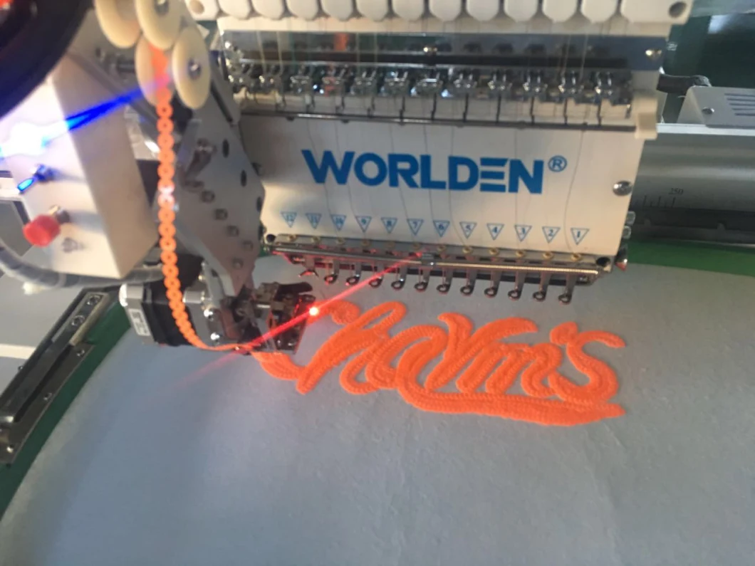 Wd-1201 Single Head 12 Needle Computerized Computer Embroidery Machine